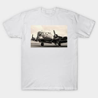 B-17 Bomber Airplane Aluminum Overcast T-Shirt